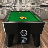 Blackball Slate Bed Pool Table - Black - 6ft/7ft - Coin Option Also Available